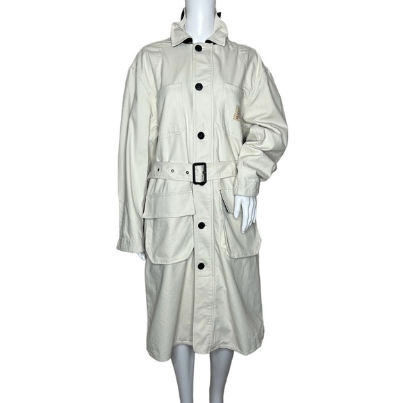 Polo Ralph Lauren Limited Edition Chic Cotton Barn Coat Trench Jacket - Picture 3 of 17